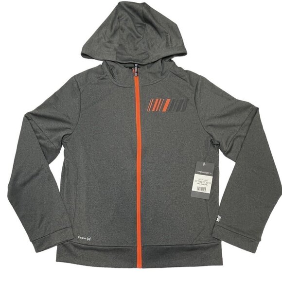 RUSSELL DRI-POWER 360 Athletic Zip‎ Performance Hoodie Women's XXL (18) Grey NWT - Picture 1 of 13